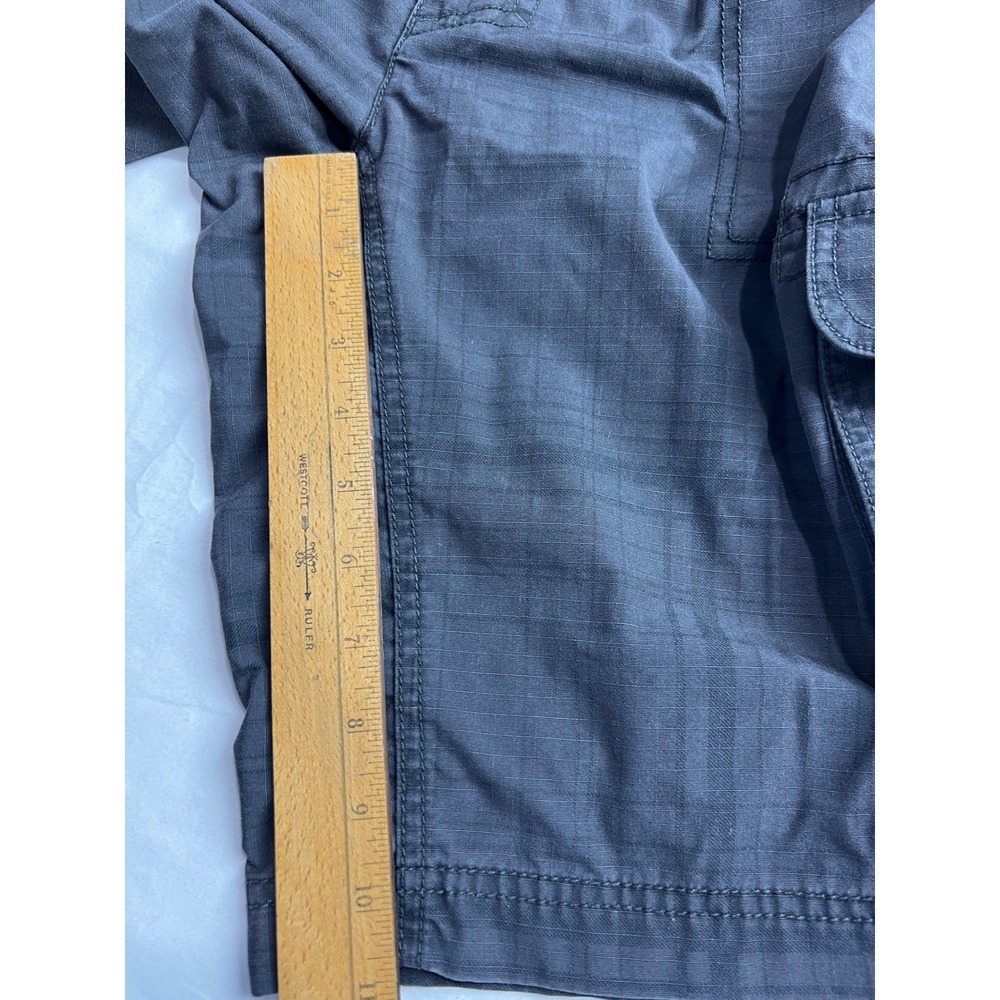The North Face Cargo Shorts Mens 34 Gray Plaid Hiking Outdoor Gorpcore A15 - Picture 6 of 16